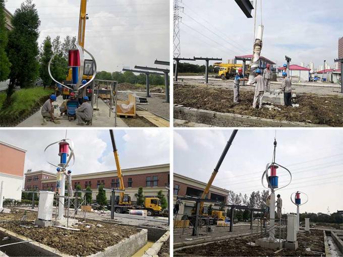 Инсталляционный процесс ветротурбины